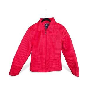 i5 Apparel Red Light Puffer Jacket Womens Sz Large